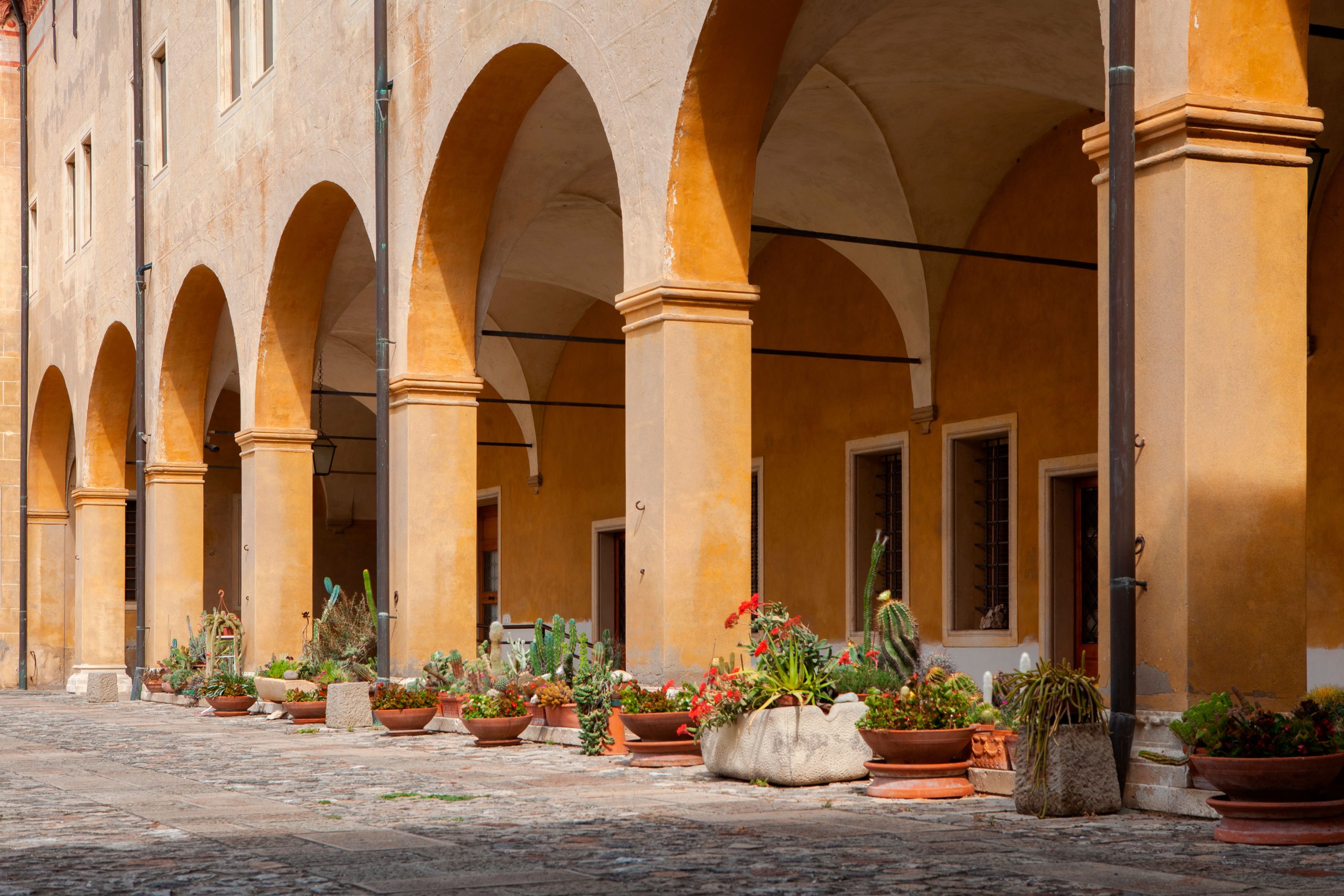 Vasi in terracotta tra storia e natura: l’abbazia di Praglia