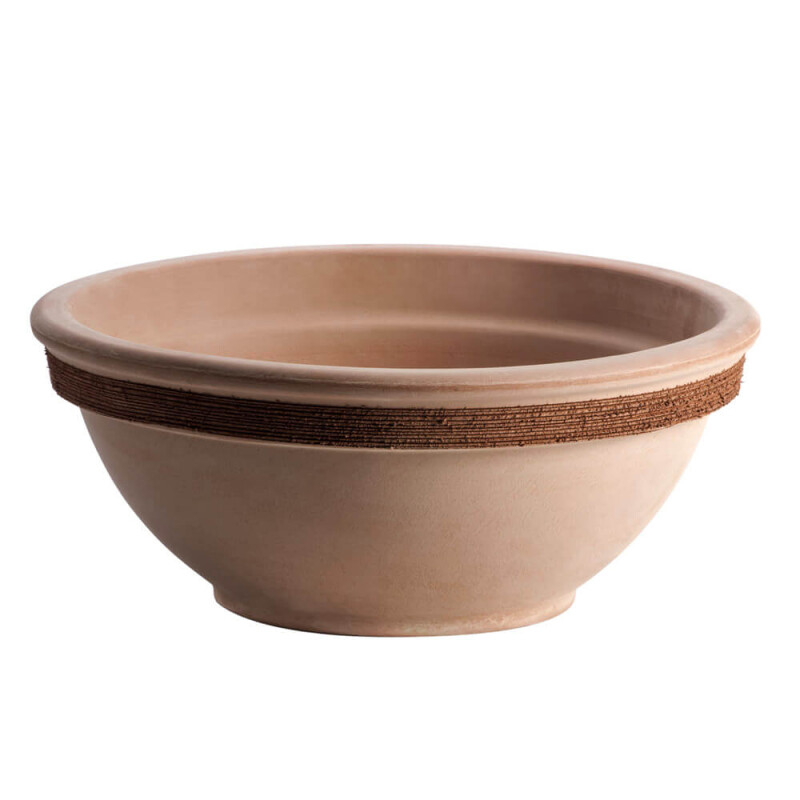 Sagaform Ciotole In Terracotta 5018054 - Set Di 2 Piatti Da Portata In Gres, Lavabili In Lavastoviglie